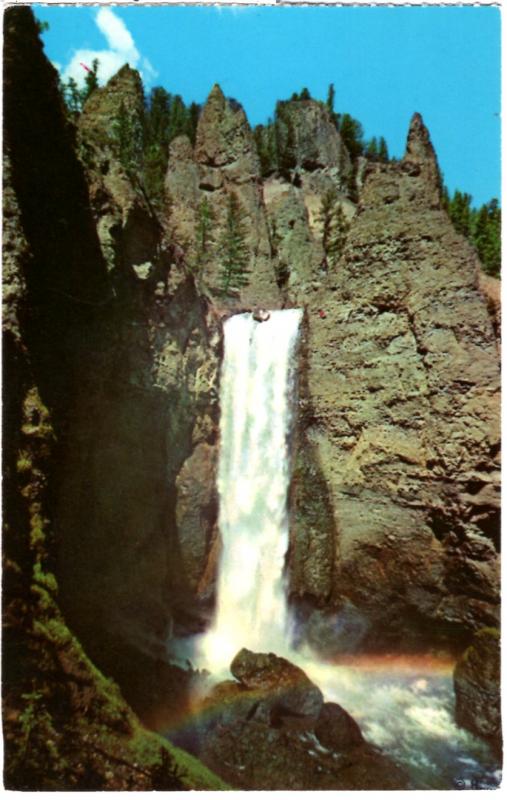 Haynes 54 SERIES #105 Tower Fall in Tower Creek, Yellowstone National Park