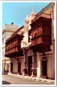 Postcard - The Torre Tagle Palace - Lima, Peru