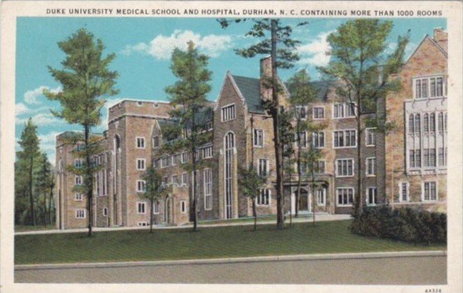 Duke University Medical School and Hospital Durham North Carolina Curteich