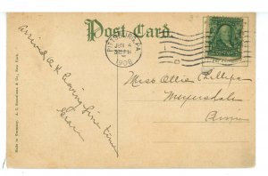 PA - Pittsburgh. Luna Park Night Scene  ca 1908