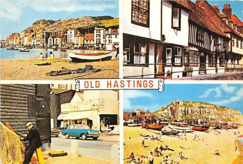 B86984 old hastings car voiture uk