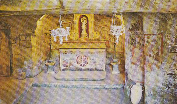 Malta Rabat St Agatha's Crypt Main Altar