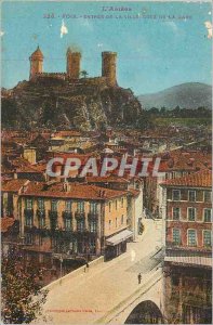 Postcard The Old foix ariege 336 entrance to the city side of the station