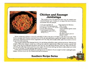 Chicken and Sausage Jambalaya, Southern Recipe Series