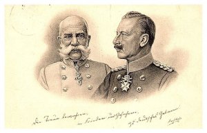 WWI German generals Vom Eichon and Von Falkenhayen