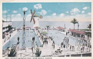 Florida Miami Beach Carl Fischer Swimming Pool