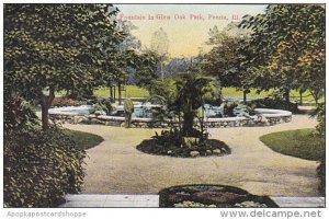 Illinois Peoria Founatin In Glen Oak Park