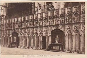 Spain Toledo Catedral Lateral del Coro exterior