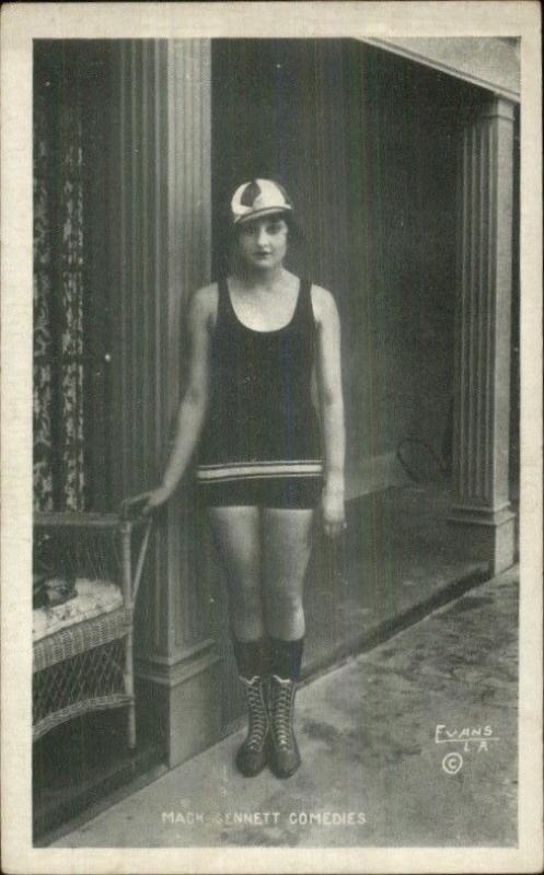 Sexy Woman Pinup Bathing Beauty - Mack Sennett Comedy Exhibit Card #7