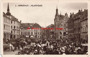 Denmark, Koberhavn, Copenhagen, RPPC, Hojbroplads, Photo