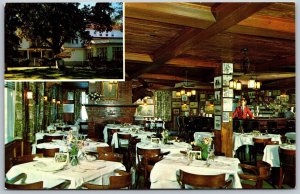 Vtg Smithtown New York NY Frank Friede's Riverside Inn Restaurant & Bar Postcard