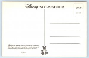 2 Postcards DISNEY MGM STUDIOS, FL ~ Backstage Tour & Water Effects 4x6~1990s