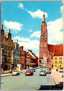 St. Martin's Church Landshut Germany Highest Brick-Built Tower Postcard