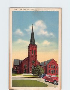 Postcard The First Presbyterian Church Asheville North Carolina USA