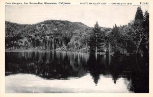 San Bernardino California Lake Gregory in the San Bernardino Mountains PC U2178