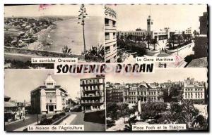 Modern Postcard Souvenir d & # 39Oran The Oran cornice Ferry Terminal The hou...