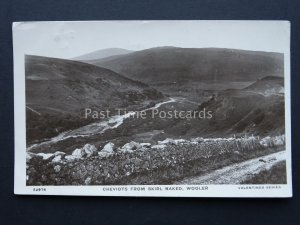 Northumberland WOOLER Cheviots from Skirl Naked c1910 RP Postcard by Valentine