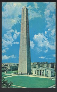 Massachusetts CHARLESTOWN Historic Bunker Hill Monument June 17, 1775 ~ Chrome