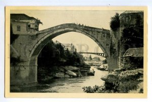 497108 Yugoslavia Bosnia and Herzegovina Mostar Old Bridge Vintage postcard