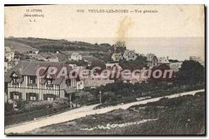 Old Postcard Veules Les Roses Vue Generale