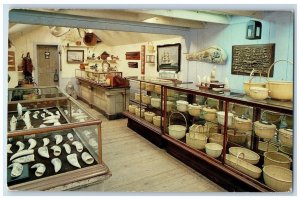 1993 Four Wind Craft Guild Oldes Shop Interior Nantucket MA Vintage Postcard