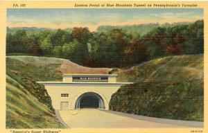 PA - Pennsylvania Turnpike. Blue Mountain Tunnel, Eastern Portal