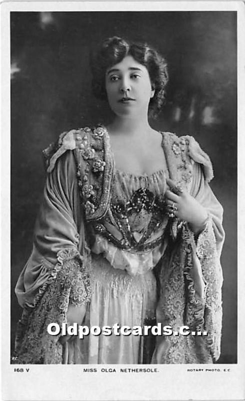 Miss Olga Nethersole Theater Actor / Actress Unused 