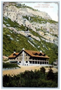 c1950's The Hermitage Hotel Restaurant Building Ogden Canyon Utah UT Postcard