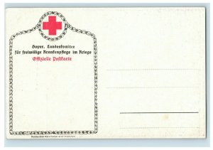 1914-16 WWI German Official Red Cross Propaganda Kriegshameraden Train Nice P21