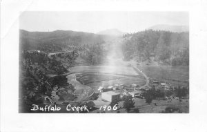 J58/ Buffalo Creek Colorado RPPC Postcard c1950s Birdseye around 1906  60