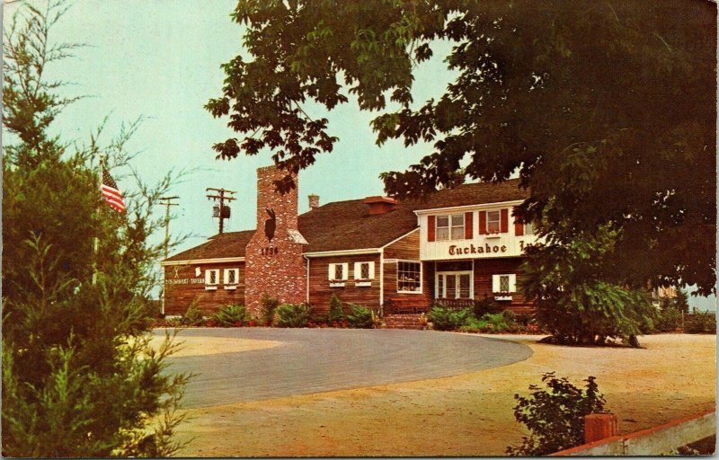 Tuckahoe Inn Beesleys Point Marmora NJ New Jersey VTG Postcard UNP Unused 