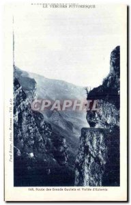Old Postcard Picturesque Vercors Route Des Great Narrow And Vallee D & # 39ec...