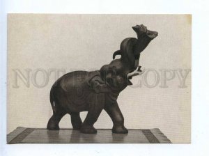 199918 INDIA elephant old postcard