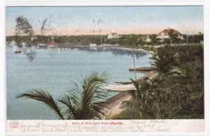 Shoreline West Palm Beach Florida 1907 postcard