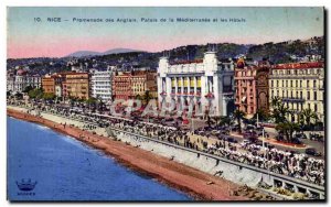Old Postcard Promenade des Anglais Nice Garden Hotel and the Hotels