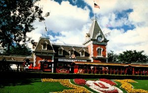 USA Disneyland Anaheim Welcome To Disneyland Chrome Postcard 08.76