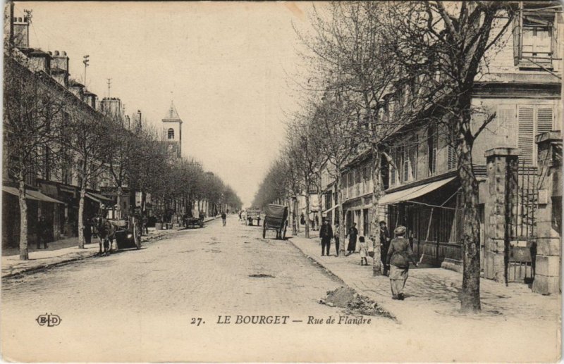 CPA LE BOURGET - Rue de Flandre (44467)