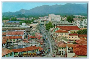 c1960's A Buy Spot of Penang Centre is Penang Road Malaysia Vintage Postcard