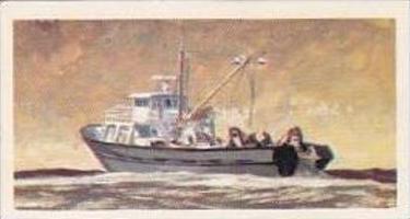 Brooke Bond Vintage Trade Card Saga Of Ships 1970 No 46 Trawler