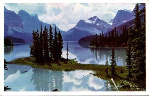 Canada Rocky Mountains Maligne Lake 1953