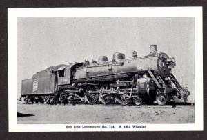 WI Soo Line Train Railroad N Fond du Lac WISCONSIN PC