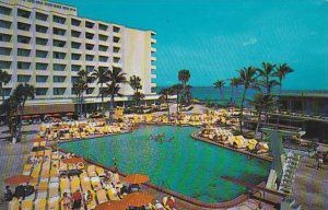 Florida Hollywood By The Sea Diplomat Hotel Showing Pool And Cabanas 1967