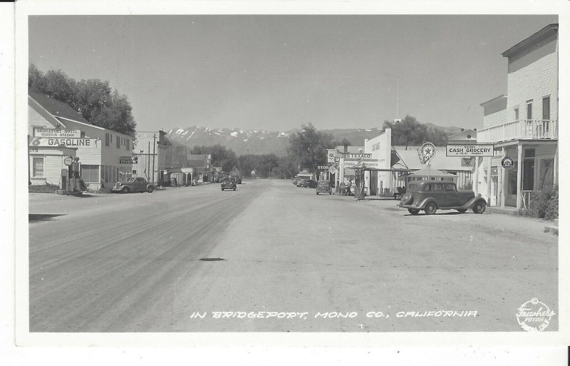 POSTCARD RPPC IN BRIDGEPORT MONO COUNTY CALIFORNIA