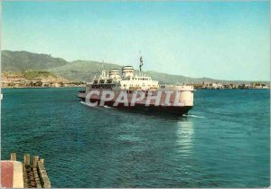 Postcard Modern Messina ship boat trip