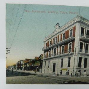 Vintage ~ New Government Building, Colon Panama ~ Postcard 1920’s