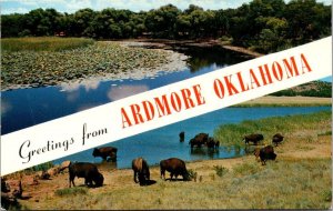 Oklahoma Greetings From Ardmore Split View