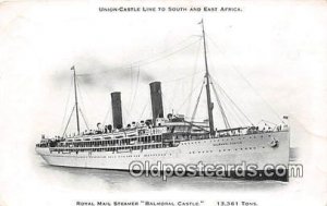 Royal Mail Steamer Balmoral Castle Union Castle Line Ship Postal Used Unknown 