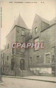 Old Postcard Fougeres The Hotel de Ville