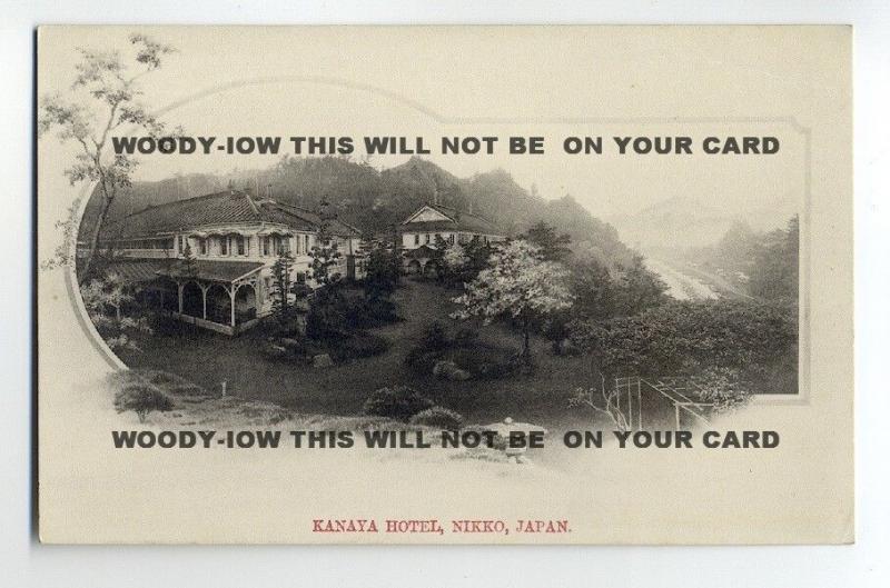 ft688 - Japan - Kanaya Hotel ,  Nikko - postcard