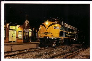 Railway Train, Night View Waterloo Station, Ontario